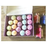 Bathroom bath bombs & salts - new