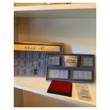 3 Earring & 2 Ring display cases