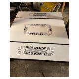 Sellers Porcelain table slide in sides, show
