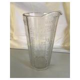 Vintage 1 qt. Family measuring jar, 1880
