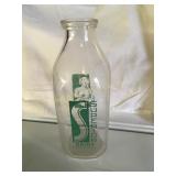 Superior Dairy, Hagerstown MD quart milk bottle