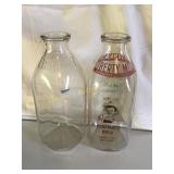 2 Liberty quart milk bottles, Cumberland, MD