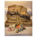 Sportfisher  Fishing vest size L/ XL W/ contents