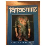 1984 Tattoo Time music & sea tattoos pb book Hardy