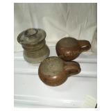 David Waltz pottery jar, Hearts Image Studio,