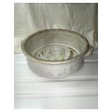 David Waltz pottery casserole dish, Hearts