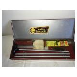 Outers gunslick gun cleaning kit w/metal case