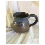 David Waltz pottery, Hearts Image Studio, mug