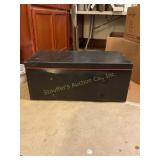 Wood trunk leather? Covered 32" x 14" x 16ï¿½,