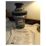 Sinkmaster, food waste disposer w/ guide