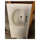 Bathroom sink w/ counter New, 36 1/2" x 19ï¿½