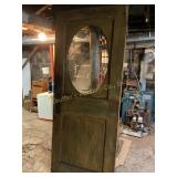 Wood door w/ glass insert 32" x 80ï¿½ x 1 3/4"