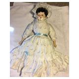 Handmade porcelain doll 17"