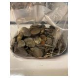 75 + Smashed foreign coins