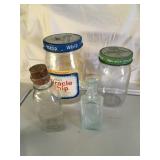 Vintage bottles & jars- Miracle Whip, Ann Page,