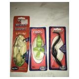 3 Snag Proof fishing lures - moss master buzz