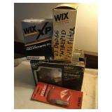 Misc lot- PCV valve, WIX filters, GE halogen