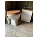 Porcelain sink 22 " x 18", tank & toilet