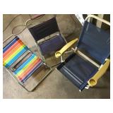 3 Beach chairs