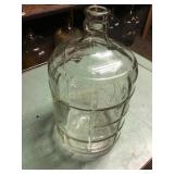 Clear glass jug carboy Made in Italy 11.3 lts.