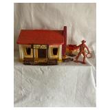 Hasbro Weebles West bunkhouse 12" x 7 1/2ï¿½ x 10