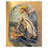 Handmade Religious pottery 9"x14" by David Waltz