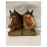 Lefton Horse bookends 6" tall x 5.5ï¿½ long x 3.5ï¿½