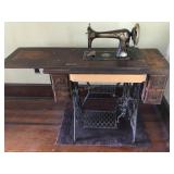 Vtg. Singer treadle sewing machine model #B722261