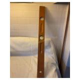 Wood level 28" long