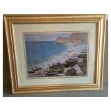 Claude Monet-  Boats on the Beach, 33x28", signed