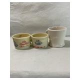 2 Old Spice shaving mugs & 1 pther