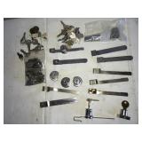 Misc. showcase lock parts & keys