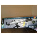 Emerson 50x100x refractor telescope w/adjustable