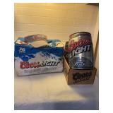 2 Coors Light 5 liter mini kegs for Super Bowl