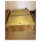 Custom Large wooden transit/storage box,