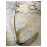 Vtg. Two Handled Scythe 2 ft blade