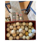 40+ golf balls- Top flight, Power flight etc,