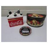 Coca Cola Ceramic and tin