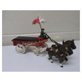 Coca Cola horse drawn wagon