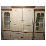 Wooden entertainment center