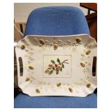 Ceramic holiday tray