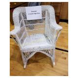 Wicker rocker donated by Sr. Class