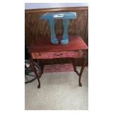 HALL TABLE, HAND MADE BENCH