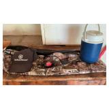 CABELAS BAG, JUG, HAT