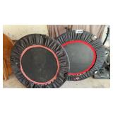 2 EXERCISING TRAMPOLINES