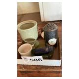 CANDLE HOLDER, ASH TRAYS, OTHER