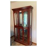 LIGHTED COLLECTORS CABINET, 49 INCHES WIDE, 76,