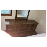 DRESSER WITH MIRROR, 20 x 62