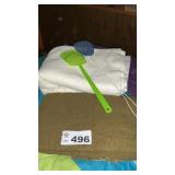 ARMY BLANKET, BLANKET, FLY SWATTERS