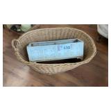LAUNDRY BASKET, METAL PLANTER